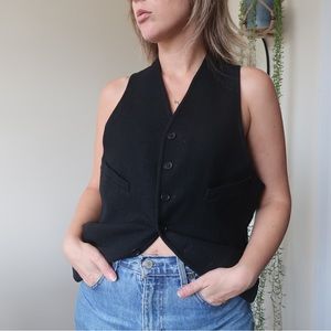 Emporio Armani brand wool vest.